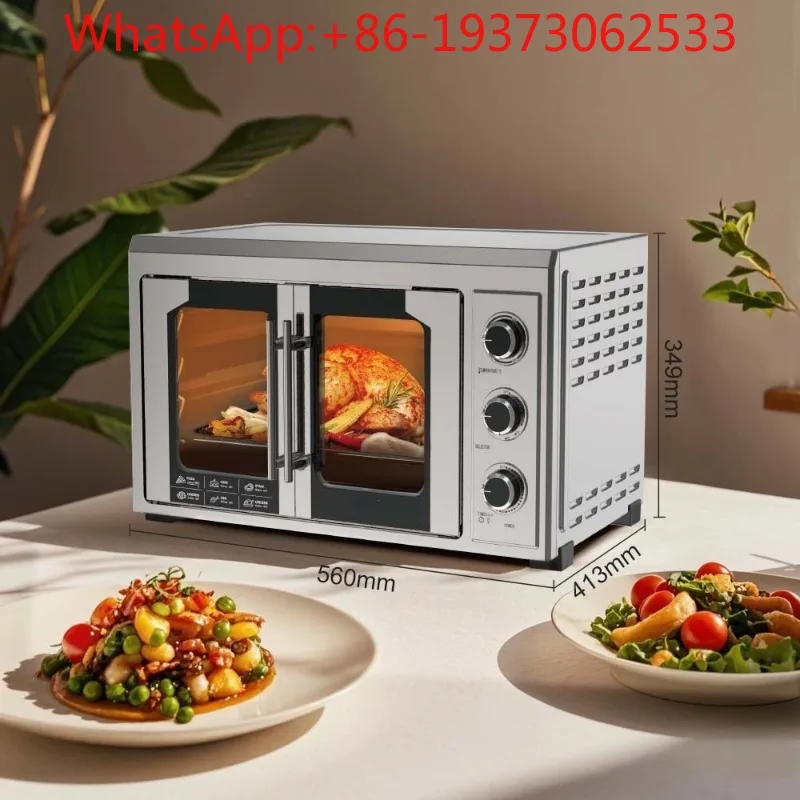 45L Baked Chicken Pizza Household Stainless Steel Door French Oven