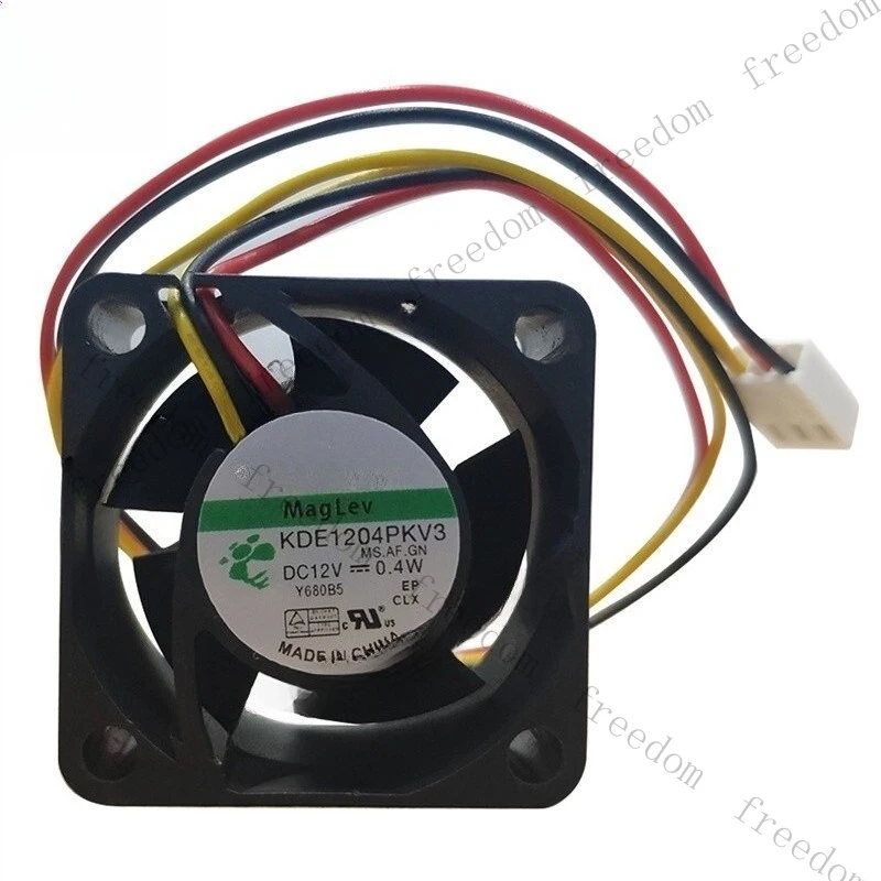 HTS   SUNON KDE1204PKV3 Axial Fan DC 12V 0.4W 40*40*20MM 3Pin 18dBA Slient Cooling Fan 1PCS