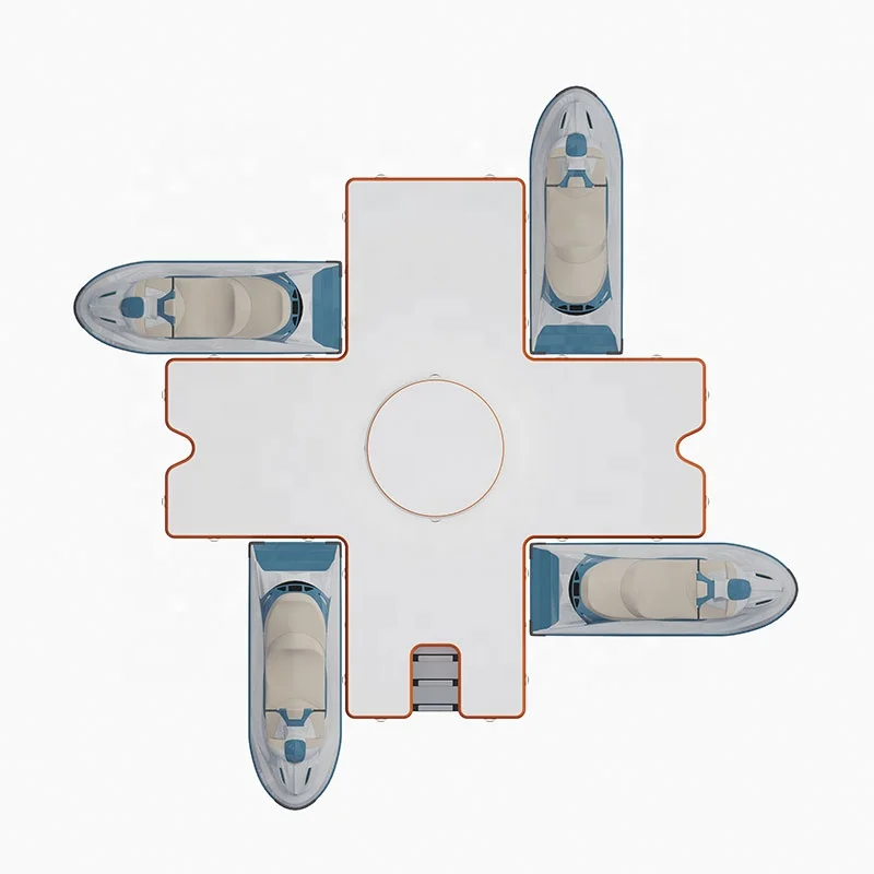 

Water Swimming Mat Inflatable Motor Boat Drop Stitch Jet Ski Dock Floating Island