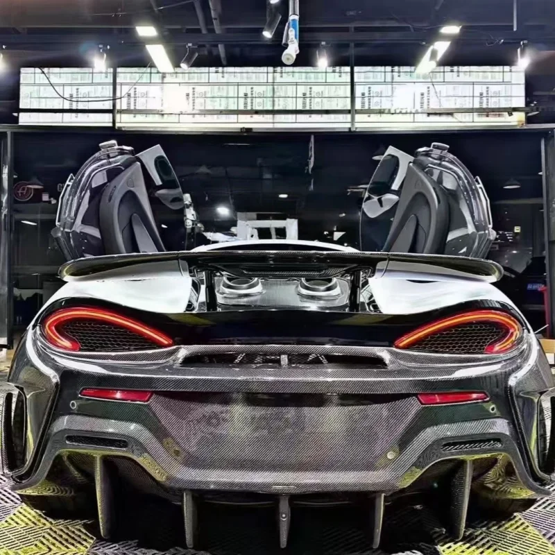 

Задний бампер и обвес из карбона в стиле 600LT для McLaren 540C 570S (обновленная версия)