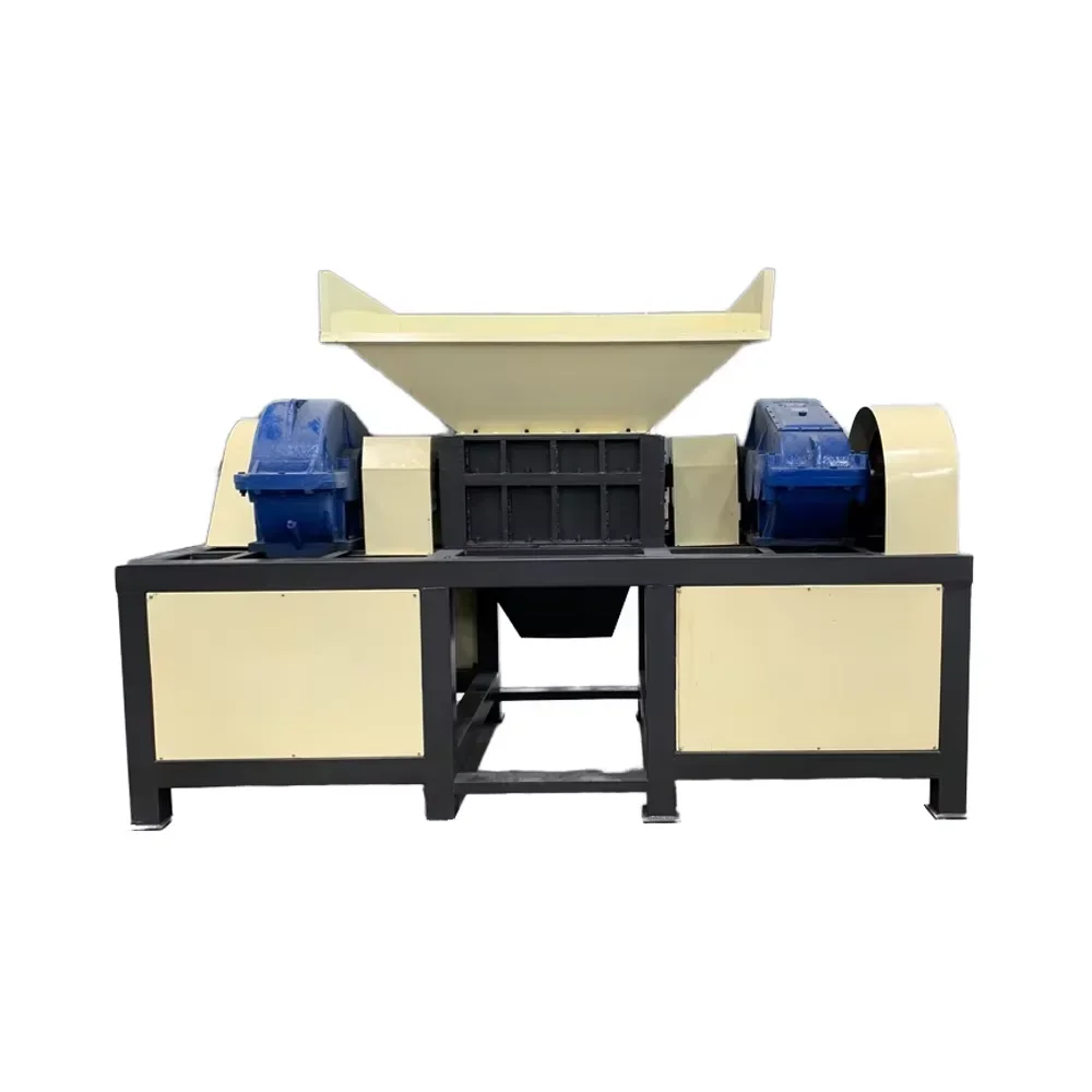 High Quality Double Shaft Shredder Recycling V-CR600 600-800kg/h Scrap Metal Processing Machine Hot Sale From Vaner