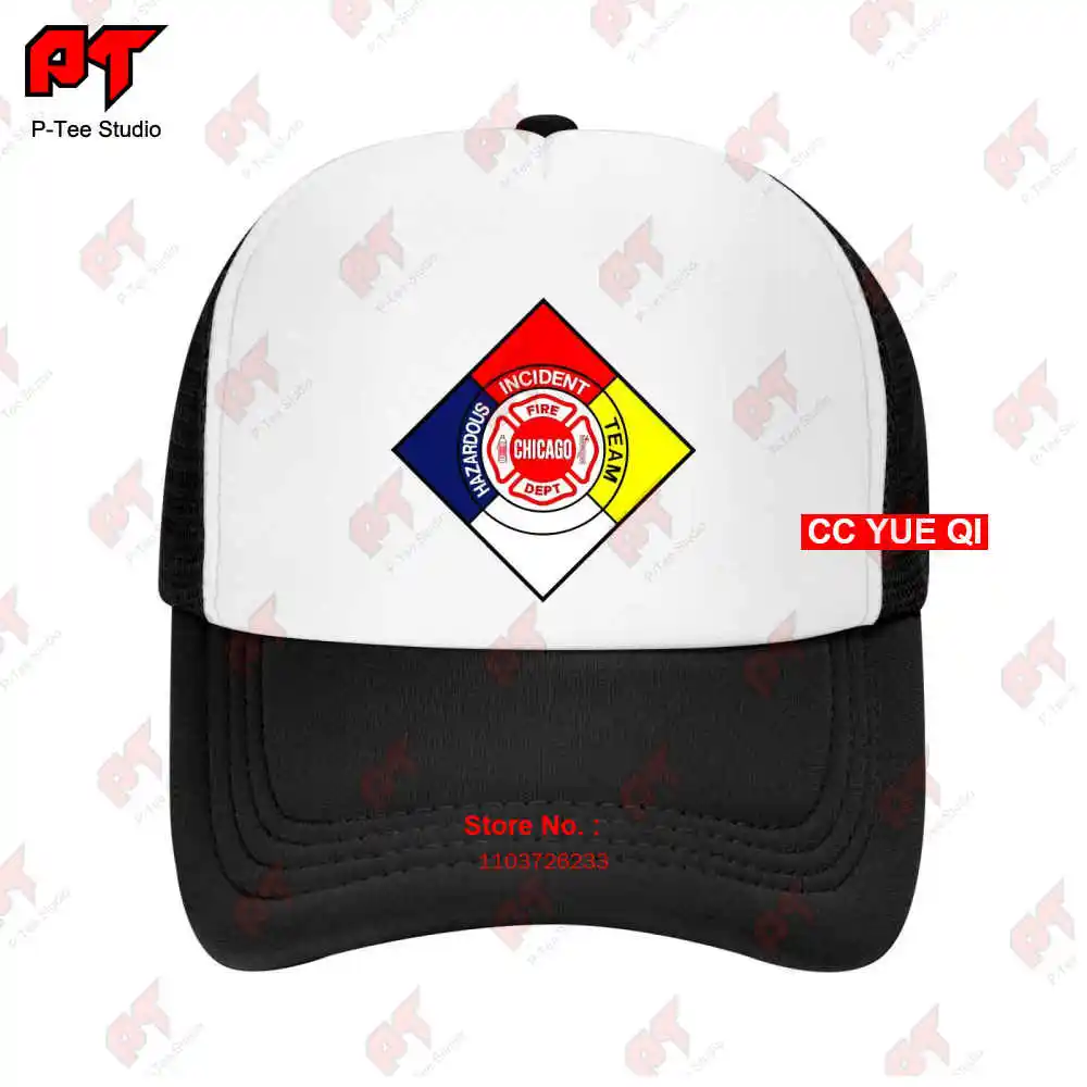 New Fire Department Chicago Hazardous Special Operations Firefighter Baseball Caps Truck Cap VUIM