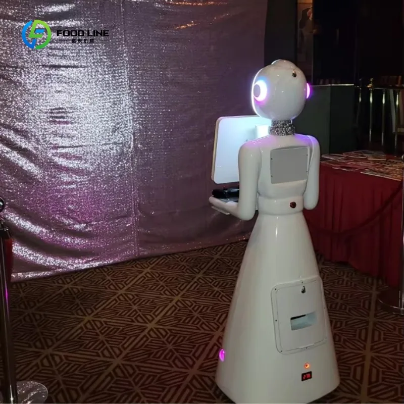 Robotic Photo Booth Roamer Wireless Selfie Robot Automatic Rotation Mobile Photography Station for Events Parties Social Sharing