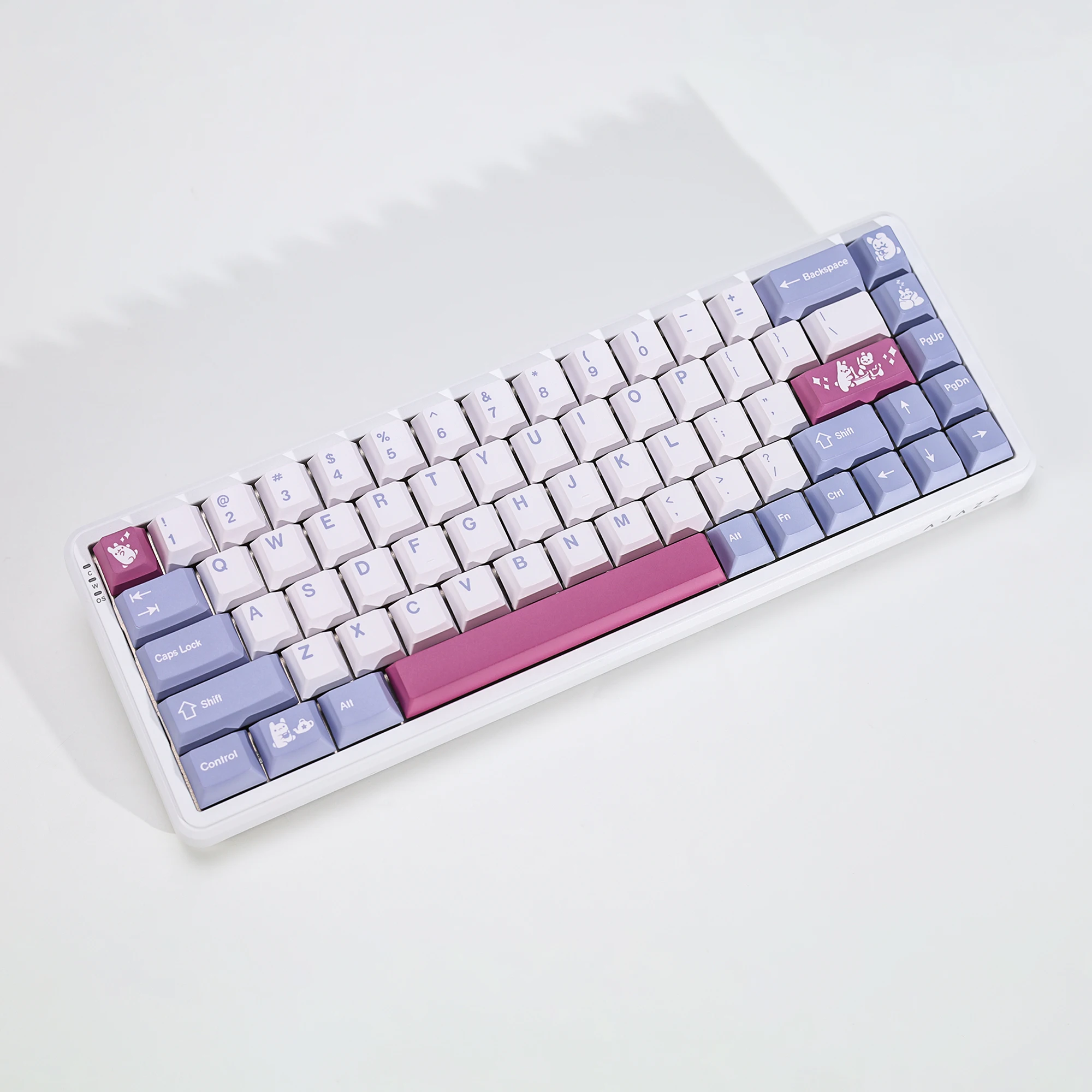 KBDiy Clone GMK Tuzi Keycap Retro Cute Cherry Profile Alice Keycap Custom für MX Magnetic Switch Gaming Mechanical Keyboard KIT – Detail 6