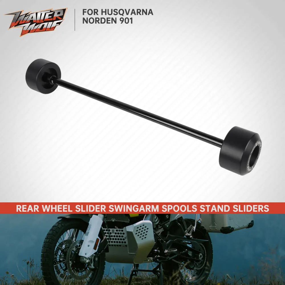

Rear Wheel Slider Axle Fork Swingarm Spools Stand for Husqvarna Norden 901 2023-2024 Motorcycle Crash Slider Falling Protection