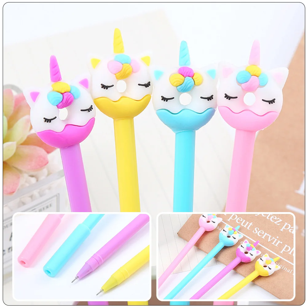 

12pcs Gel For Students Smooth Writing Portable Cartoon Neutral Office Signature Pens Decorative Pens For