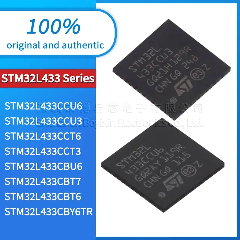 

Original STM32L433CCU6 STM32L433CCU3 STM32L433CCT6 STM32L433CCT3 STM32L433CBY6TR STM32L433CBU6 STM32L433CBT7 STM32L433CBT6 LQFP