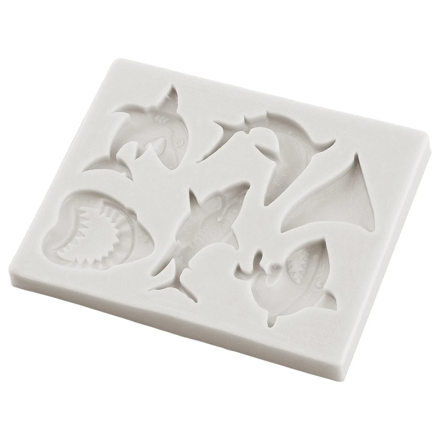 Sea Animal Silicone Molds Ocean Shark Fondant Mold Cake Decorating Tools Shell Starfish Octopus Turtle Chocolate Candy Moulds