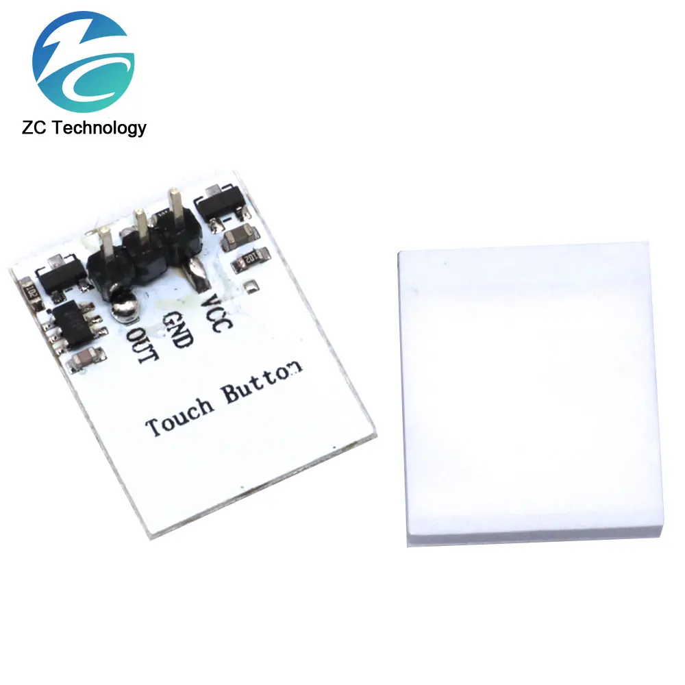 1/5/10PCS Blue Red Green And Yellow Color Capacitive Touch Switch Button Module 2.7 V to 6 V Anti-jamming is Strong HTTM Series