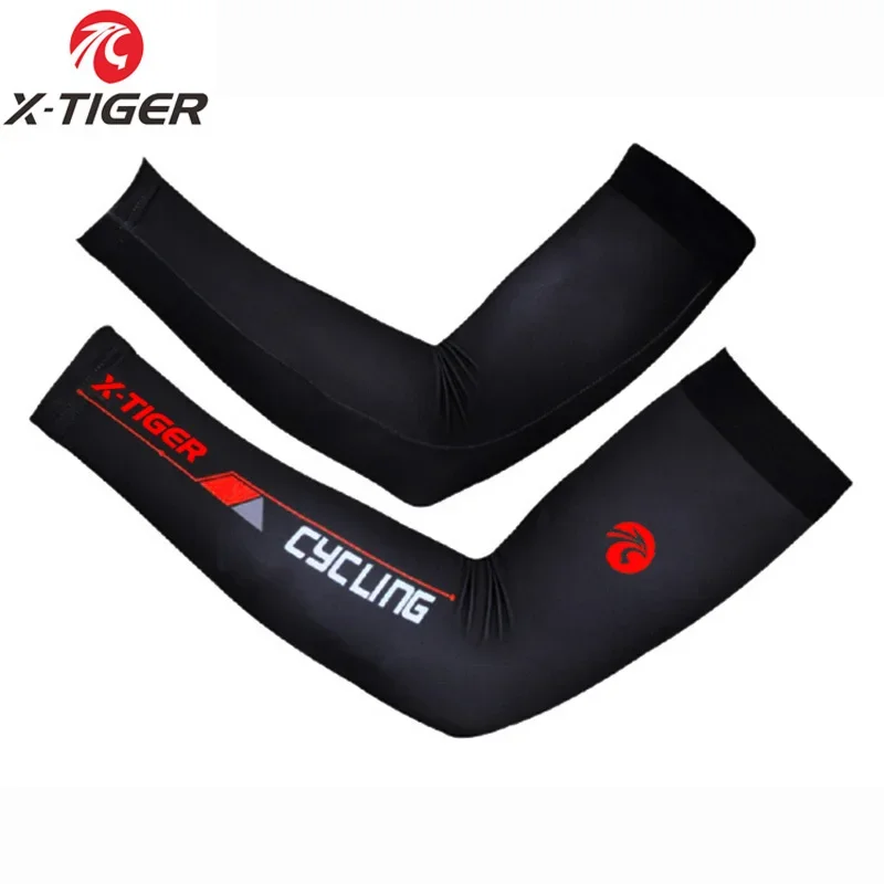 X-Tiger Anti-UVขี่จักรยานArmwarmerฤดูร้อนBreathableจักรยานเสือภูเขาแขนอุ่นQuick-Dry Racing MTBจักรยานArmwarmer Manผู้หญิง