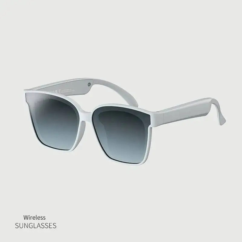 بلوتوث 5.0 نظارات توصيل الهواء سماعات لاسلكية غير داخل الأذن سماعات الأذن المستقطبة واقية من الشمس النظارات الشمسية في الهواء الطلق