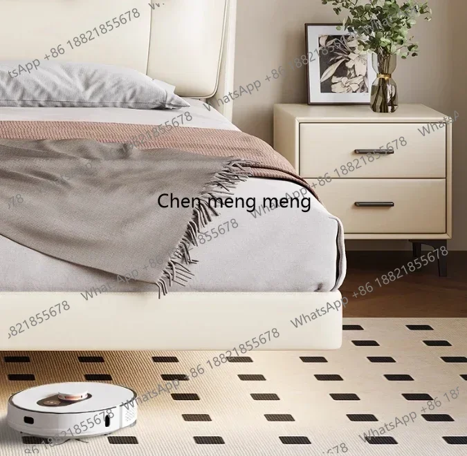 Frame Frames Bed Queen Twin Minimalist No Lamp Suspended Double Bed Home Headboard Luxury Bedroom Furniture