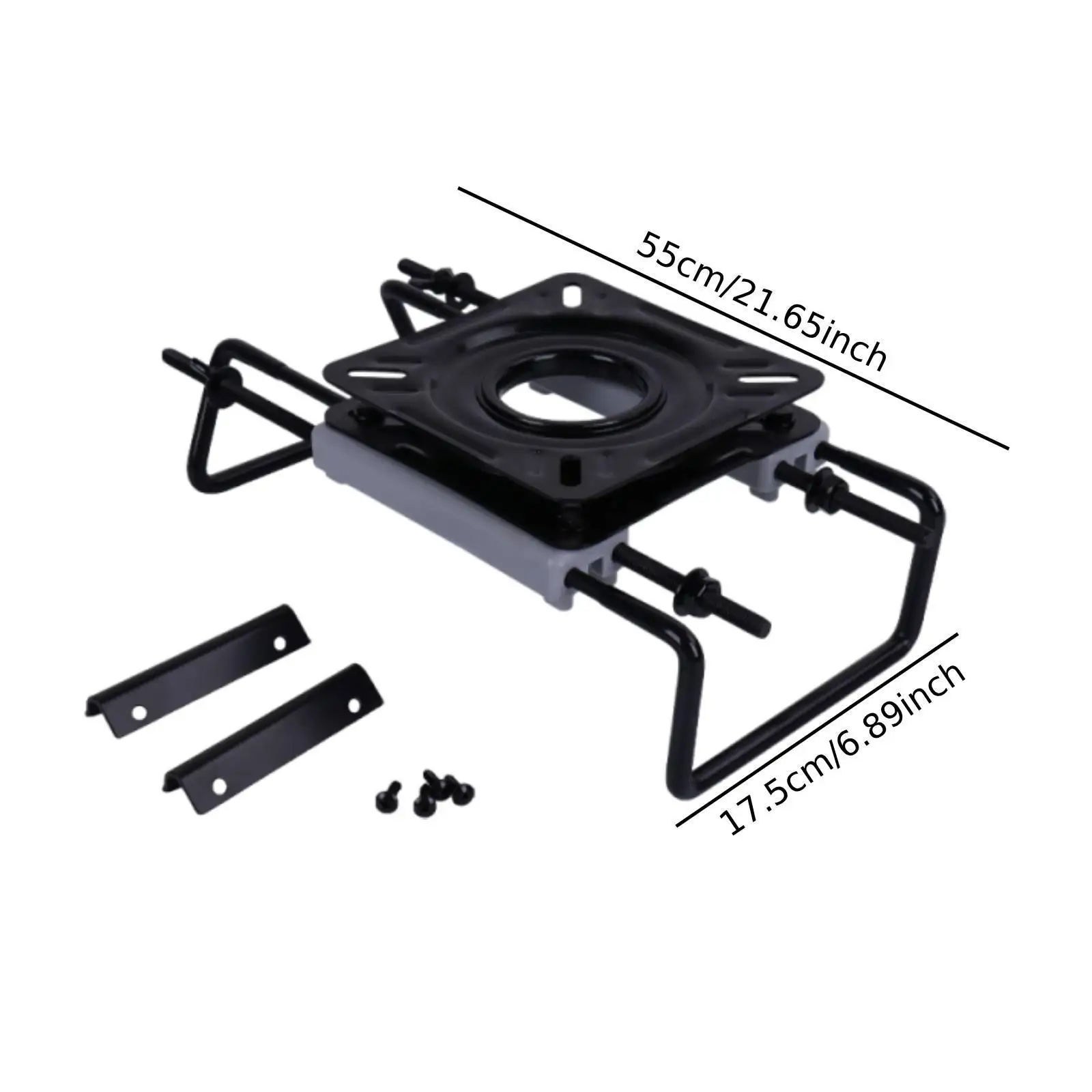 Boat Seat Swivel Base Mount Rotating Boat Chair Base Versatile Heavy Duty Pontoon Seat Slide Track for Speedboats Outdoor