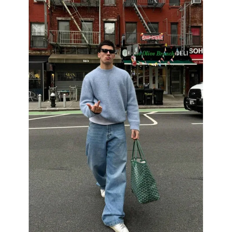 

Lazy Knit Men's Sweater T 61976 Comfortable Knitted Pullover Casual Style Fashionable Design Easy to Wear for Spring Season