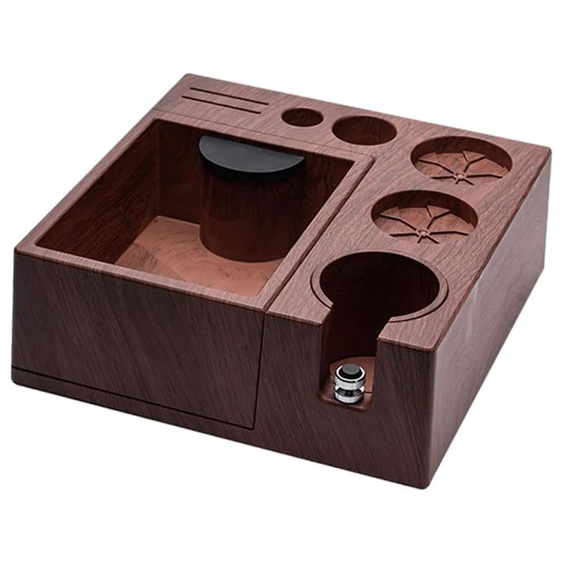 

B47B-Espresso Tamping Station Coffee Tamper Holder 51-58Mm General Multifunctional Coffee Tamper Stand For Worktop Bar Shop