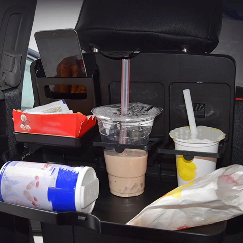 

Foldable Car Seat Storage Holder Vehicle Dining Table Drink Shelf Automobile Sundries Organizer Plastic Tidy Holder For Daily