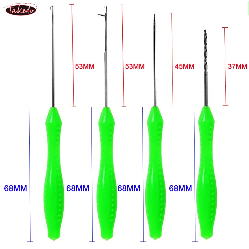 TAKEDO Kit Agujas para Boilie de Acero – Herramienta Aparejo Carpa - imagen 5
