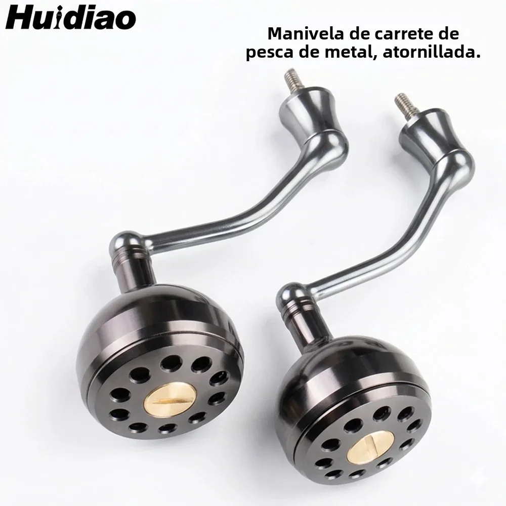 Huidiao CNC Manivela de carrete metálica con brazo atornillable