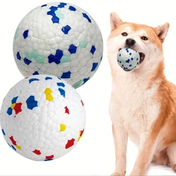 Pet Dog Toy Super Bite Resistant Ball Light Chew ETPU Ball High Elastic Interactive Throwing Popcorn Toys For Dogs Akcesoria