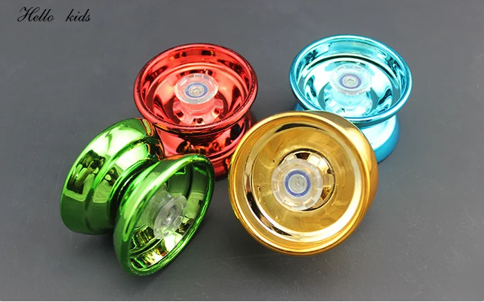 4 Colors Magic Yoyo Responsive High-speed Aluminum Alloy Yo-yo CNC Lathe with Spinning String for Boys Girls Children Kids