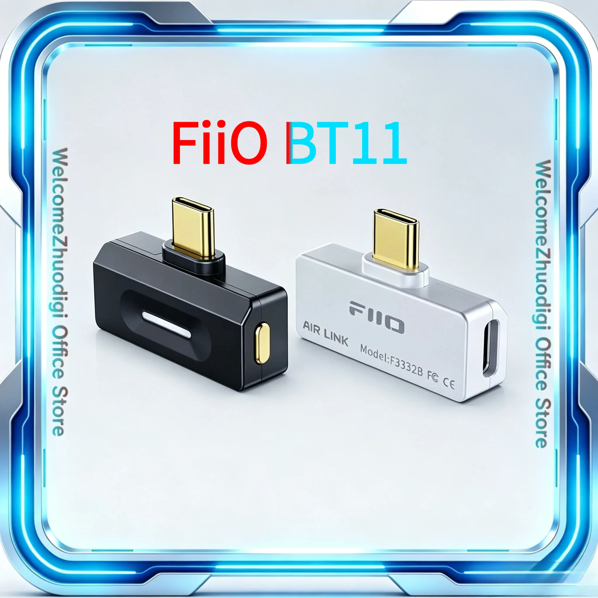 FiiO BT11 LDAC transmitter Type-C Bluetooth 5.4 Transmitter for Mobile / Game Player to Wireless Headphone support LDAC/AptX