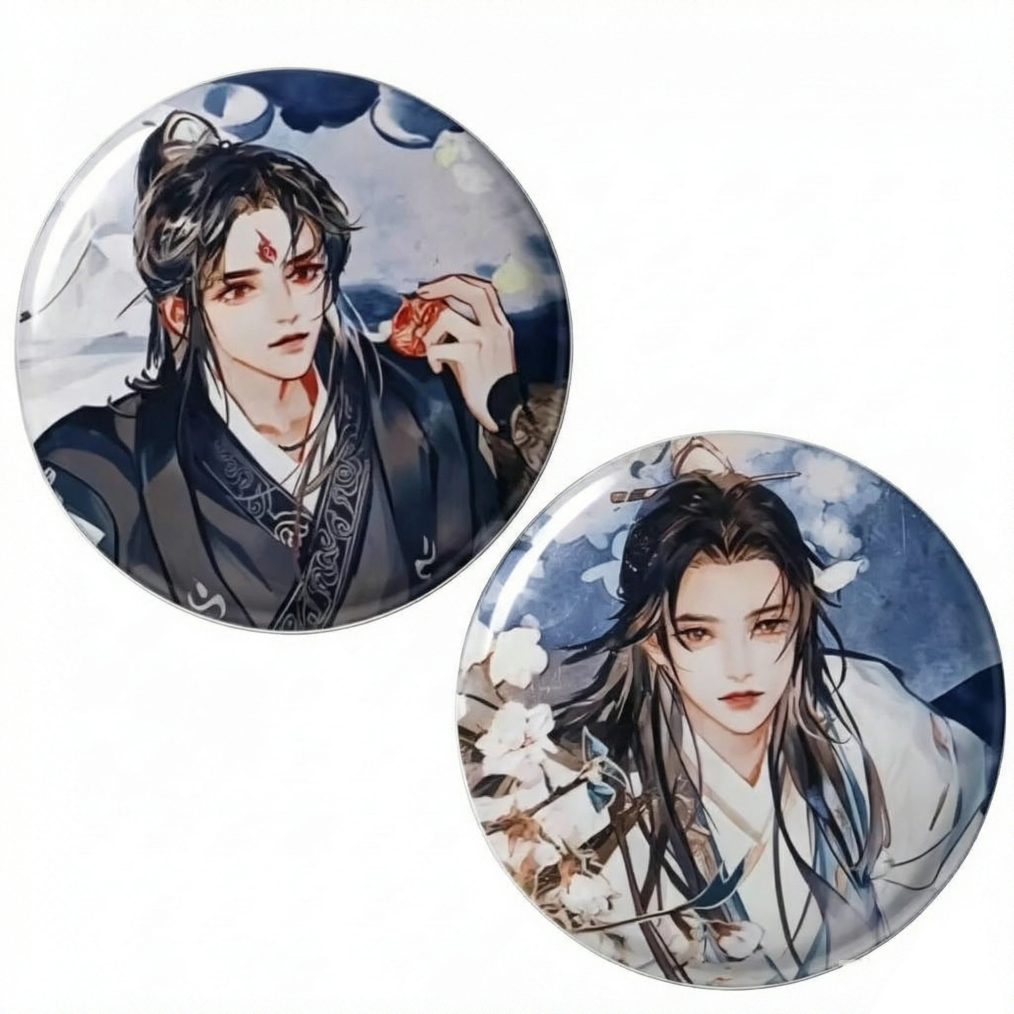 Scum Villain Self Saving System Shen Qingqiu Luo Binghe Cosplay Metal Brooch Cute Anime Badge On Backpack Decoration Fans Gift