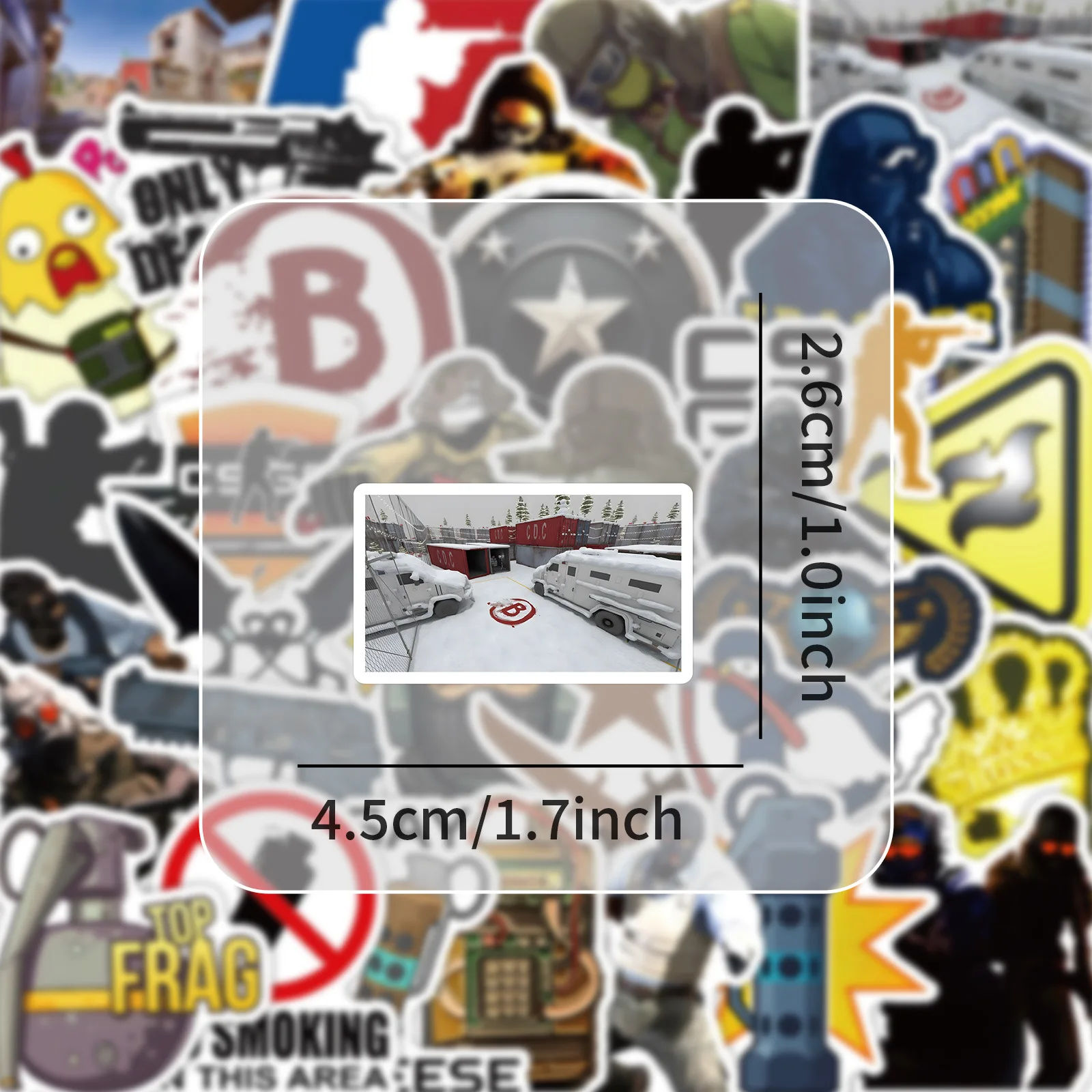 10/30/63PCS Nuovo Gioco Caldo CS GO Adesivi Del Fumetto FAI DA TE Laptop Bagagli di Skateboard Graffiti Decalcomanie Divertimento per Il Capretto giocattoli regalo