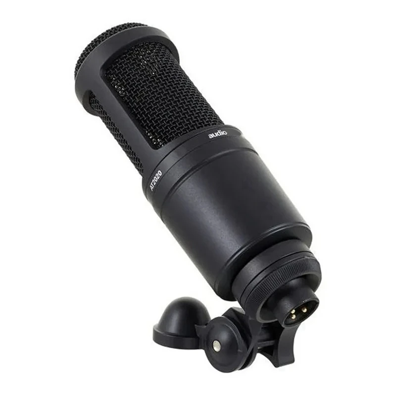 2X Audio AT2020 Cardioid Condenser Microphone 20-20000Hz Three Pin XLRM Male Microphone For Recording Anchor Karaoke MIC