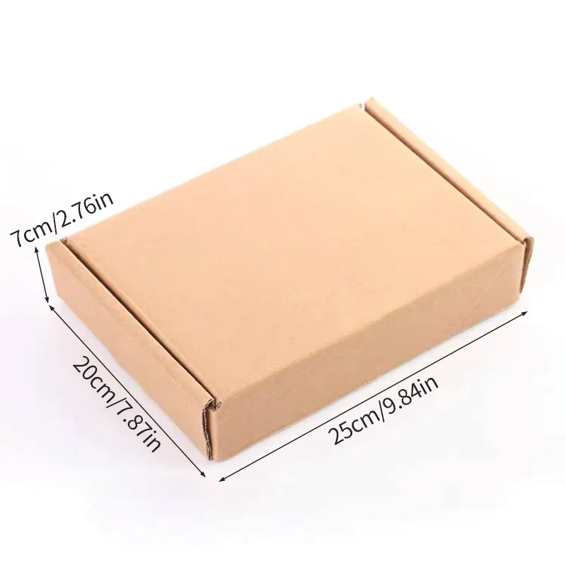 Kraft Paper Gift Boxes with Window, 1/5 PCS