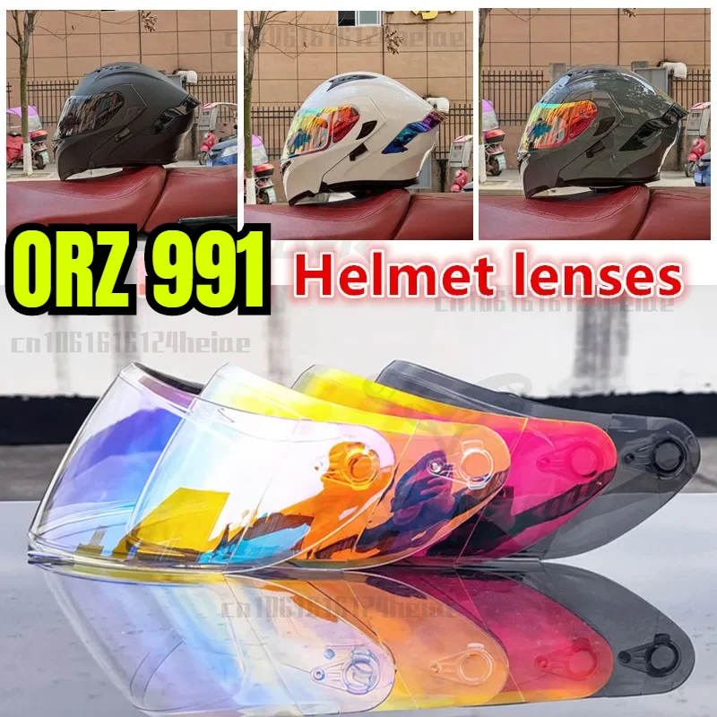 Original ORZ 991 Helmet Lens Transparent Lenses Color Visors Motorcycle Helmet Accessories