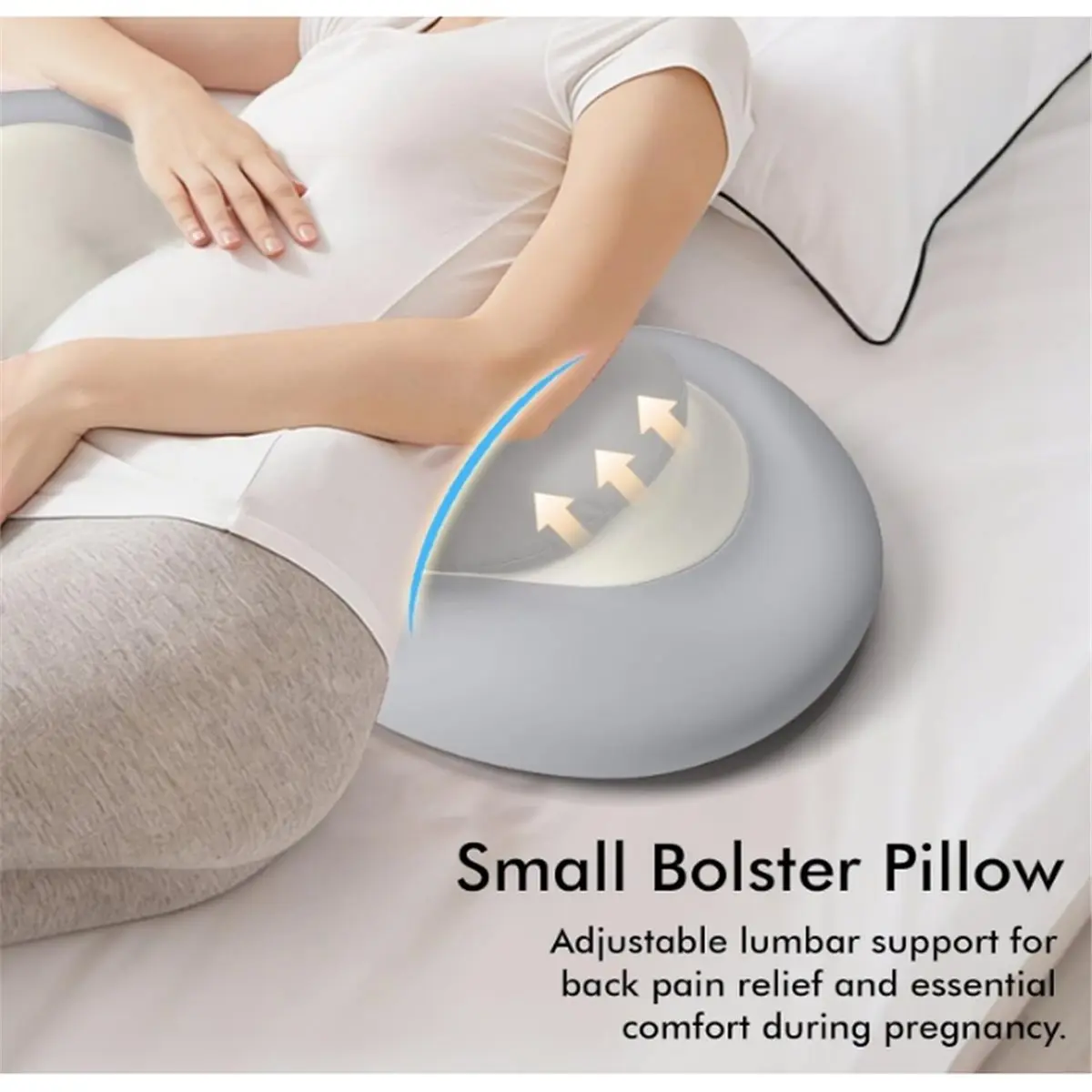【MUST-HAVE LIST】 Pregnancy for Sleeping Memory Foam Maternity Pillow Support for Back Belly HIPS Adjustable Travel Wedge Pillow