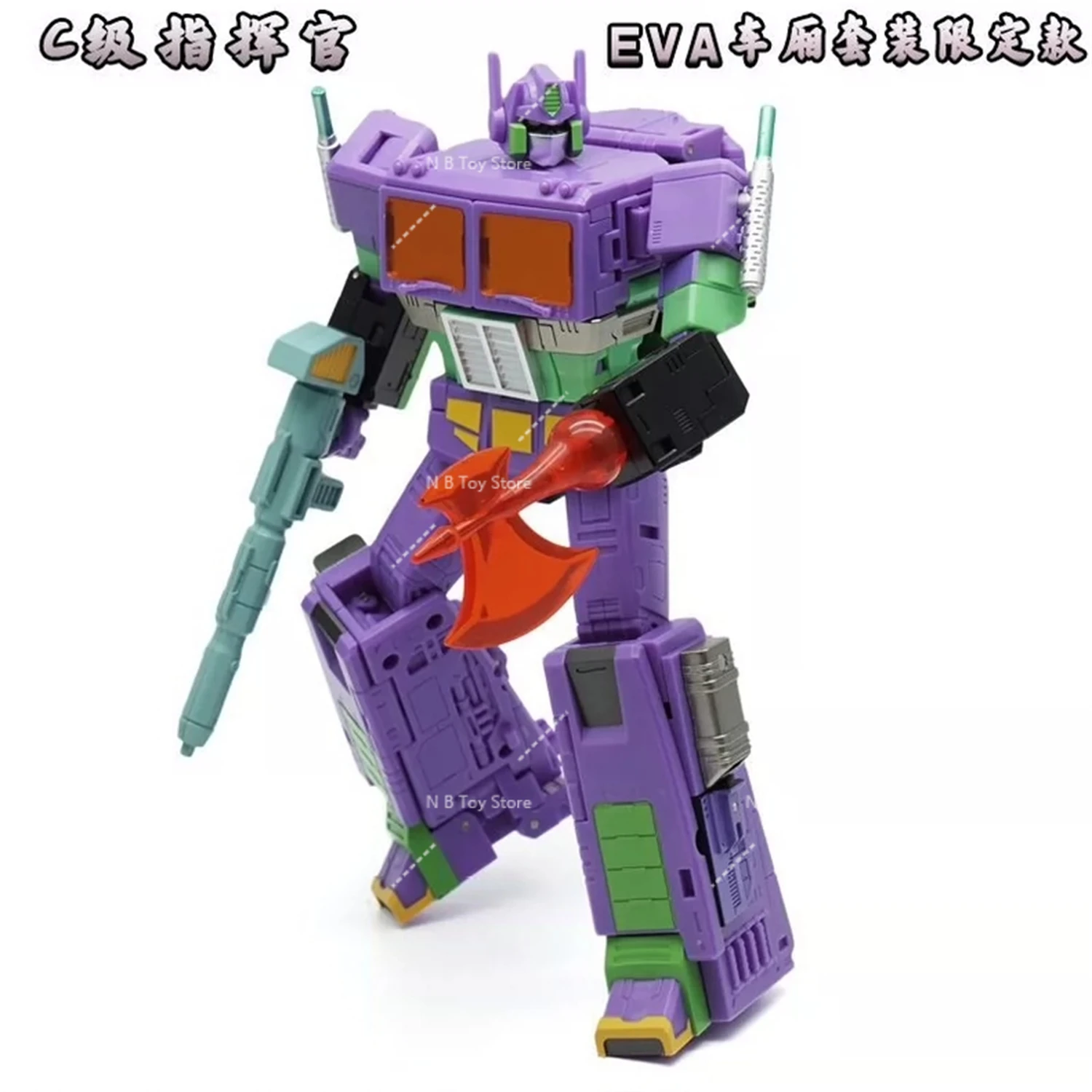 [متوفر الآن] الدفعة الأولى التحول AS-08E AS08E AS08-E EVA مع النقل KO SS86 OP Prime Action Figure