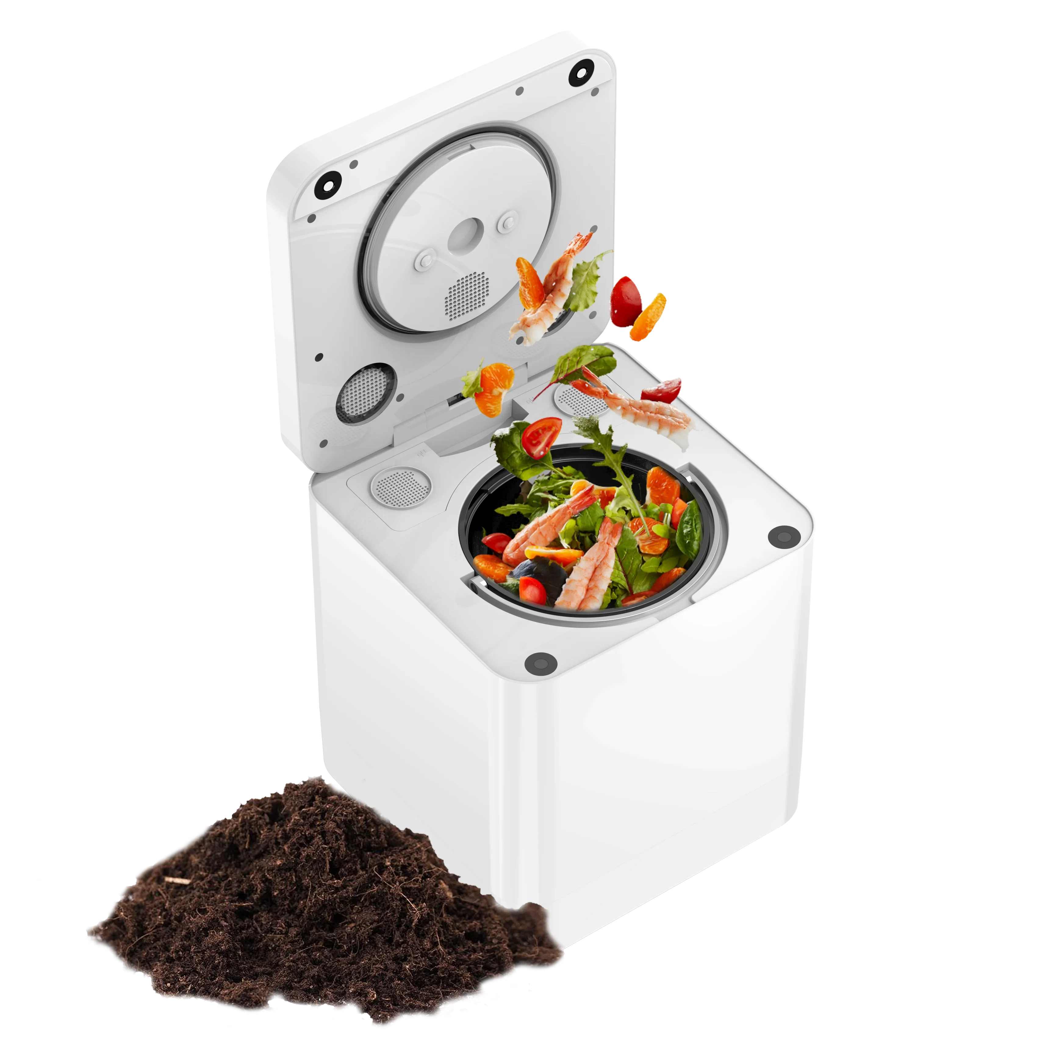 New Arrival Custom Indoor Smart Kitchen Garbage Composting Machine Food Waste Disposer for Household Use