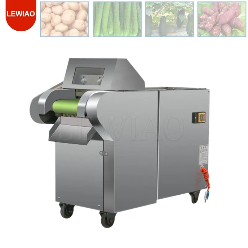 

660 Type Commercial Multi-Function Vegetable Cutter Electric Full-Automatic Slicer Shredder Dicer