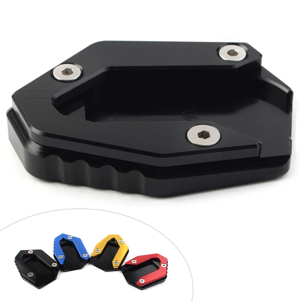 1pcs Motorcycle Side Stand Kickstand Plate Pad For Yamaha MT09 FZ09 FJ09 Tracer 900 2015-2019 & Tracer 900GT 2018-2021