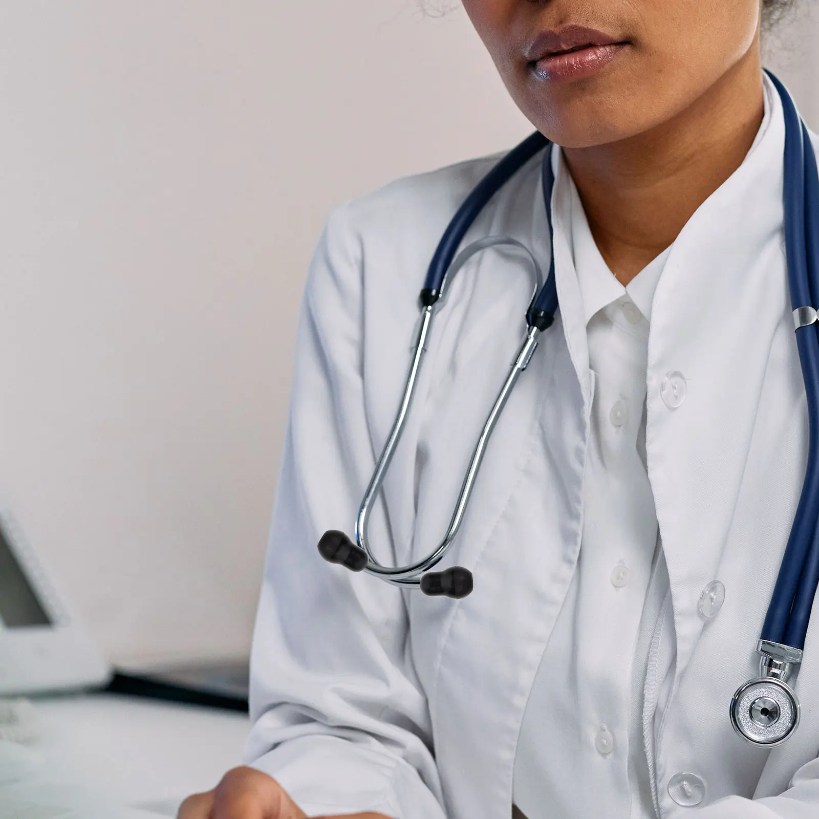 

Silicone Ear Tips Replacement For Stethoscope Earbuds Soft Comfortable Earplugs Perfect For Hospital Clinic Use