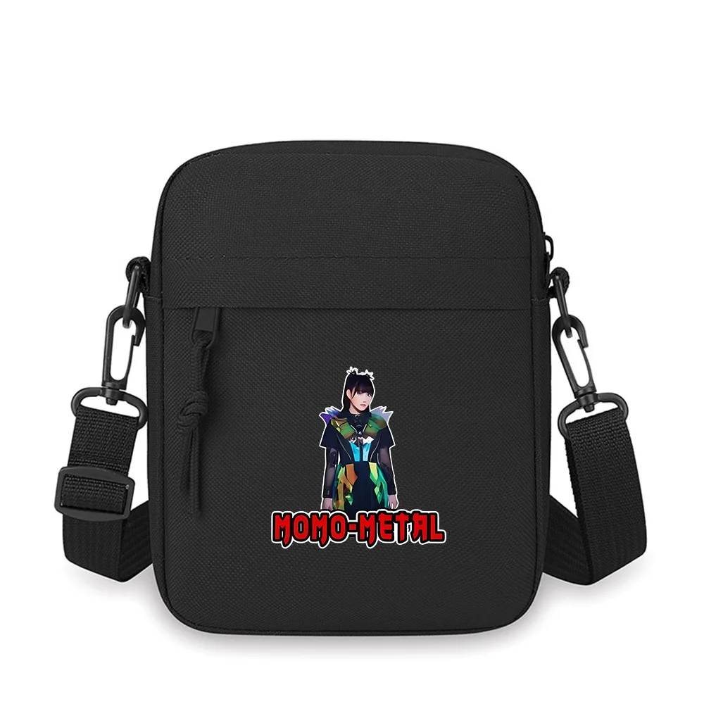 

Anime Girl metal costume vibrant colors Men Crossbody Bag Single Shoulder Women Cartoon Anime Film Printing Design Unisex