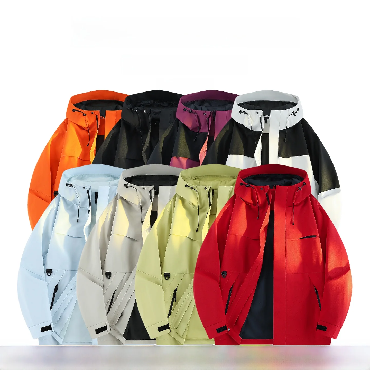 

New Single Layer Spring Autumn Breathable Waterproof Hiking Jaet Outdoor ex Couples Climbing Clothes Outerwear