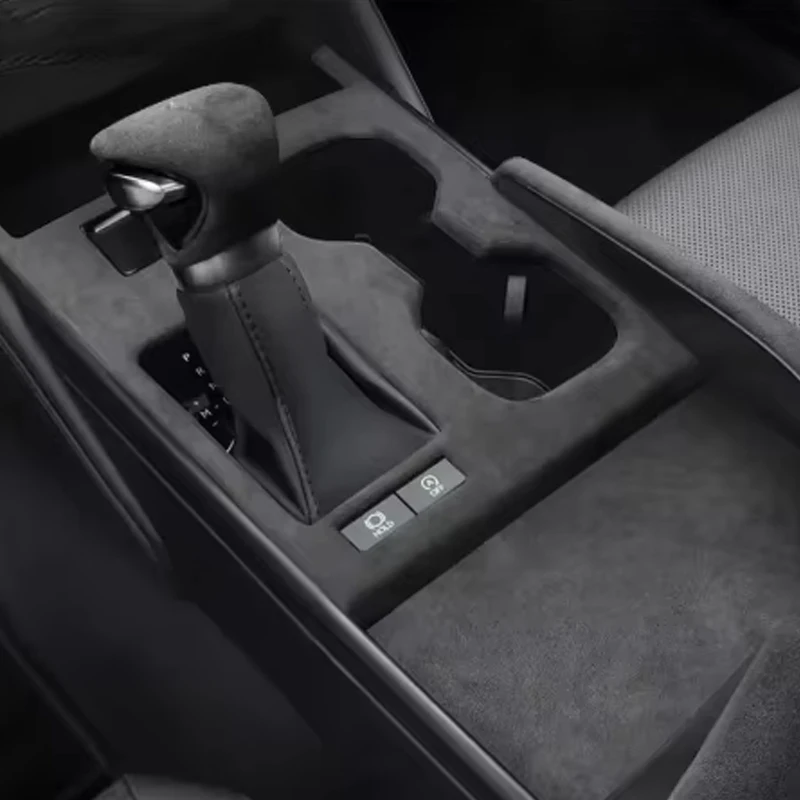 For LEXUS ES200 ES300h 2022 2023 2024 2025 ABS Alcan tara Central Control Gear Shift Panel Decorative Frame
