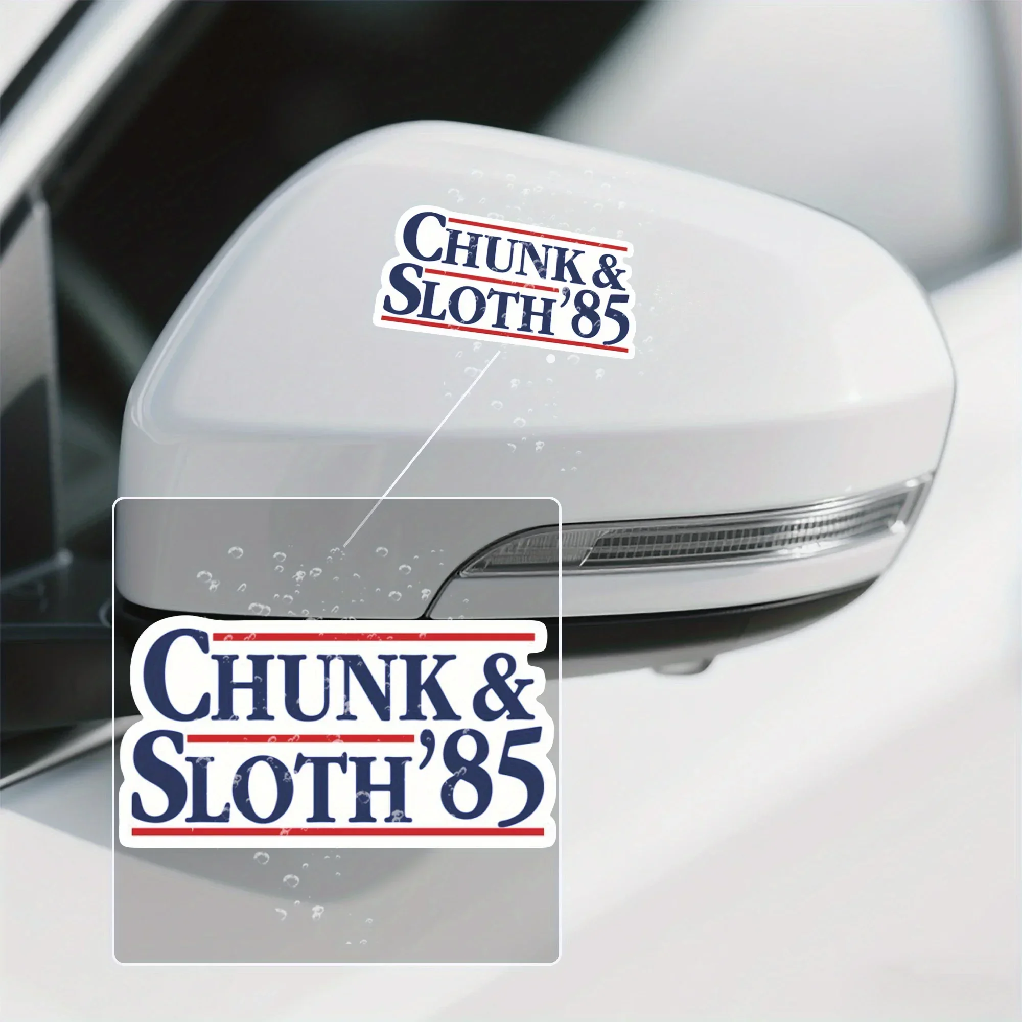 

"Home Alone" Chalk vs Sloth Election Stickers, Funny "Chalk & Sloth '85" Retro Movie Decals, Must-Have Decor for Home Alone Fans