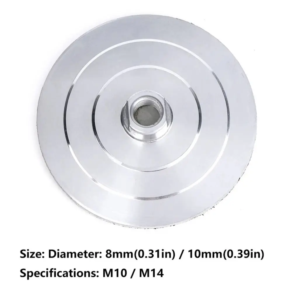 3/4 Inch Sanding Disc Backing Pads Aluminum Base M14 M10 Diamond Polishing Pad Self-adhesive Hook Loop Wear-resistant