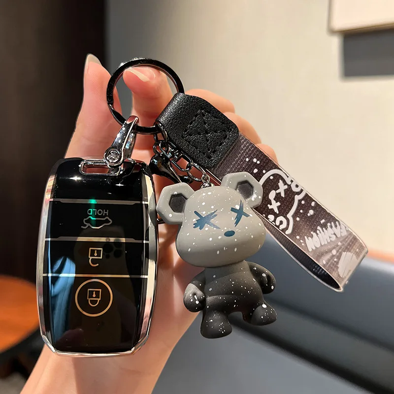 For Kia K2 KX Rio Sorento K4 Cerato Forte Picanto Stonic Carnival Niro Morning Picanto Elantra Verna Sportage Car Key Case Cover
