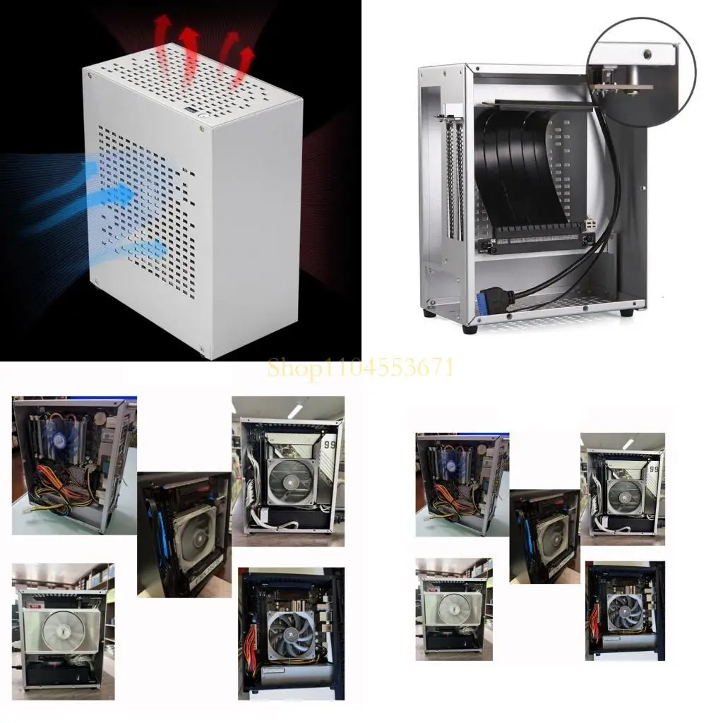 

Бестселлер из алюминиевого корпуса для материнских плат Mini ITX с поддержкой видеокарты RTX2070 PCIE3