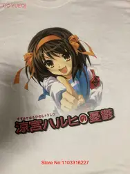 Haruhi Suzumiya s Melancholy Haruhi Vintage Anime camiseta XL Beauty No.mv448