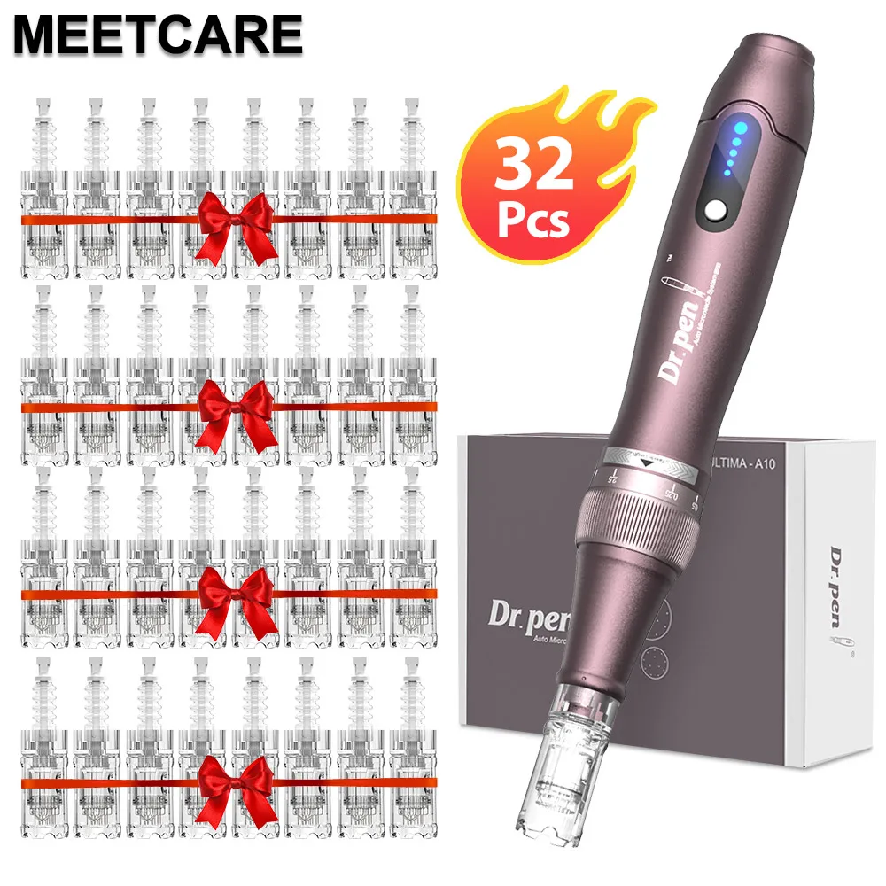 Origina A10 Wireless Dr Pen Derma Microneedle Pen Cartridge Needle 5-скоростной профессиональный микроигольный уход за кожей