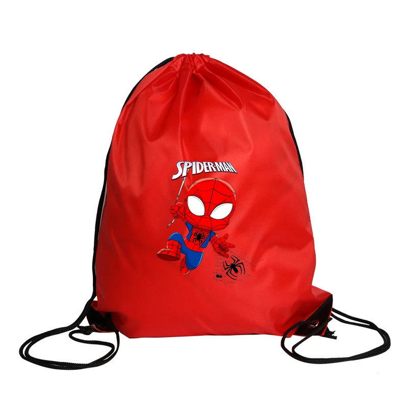 Disney Spiderman tasca con coulisse gioco di film stampa di cartoni animati palestra Sport portatile per ragazzo ragazza bambino studente borsa a