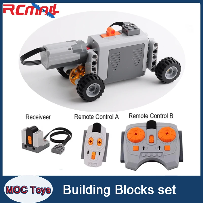 Kit de blocs de construction techniques MOC, boîte à piles AA, moteur M, télécommande infrarouge, compatible avec Legoeds, jouet de blocs de construction, 8883, 8881