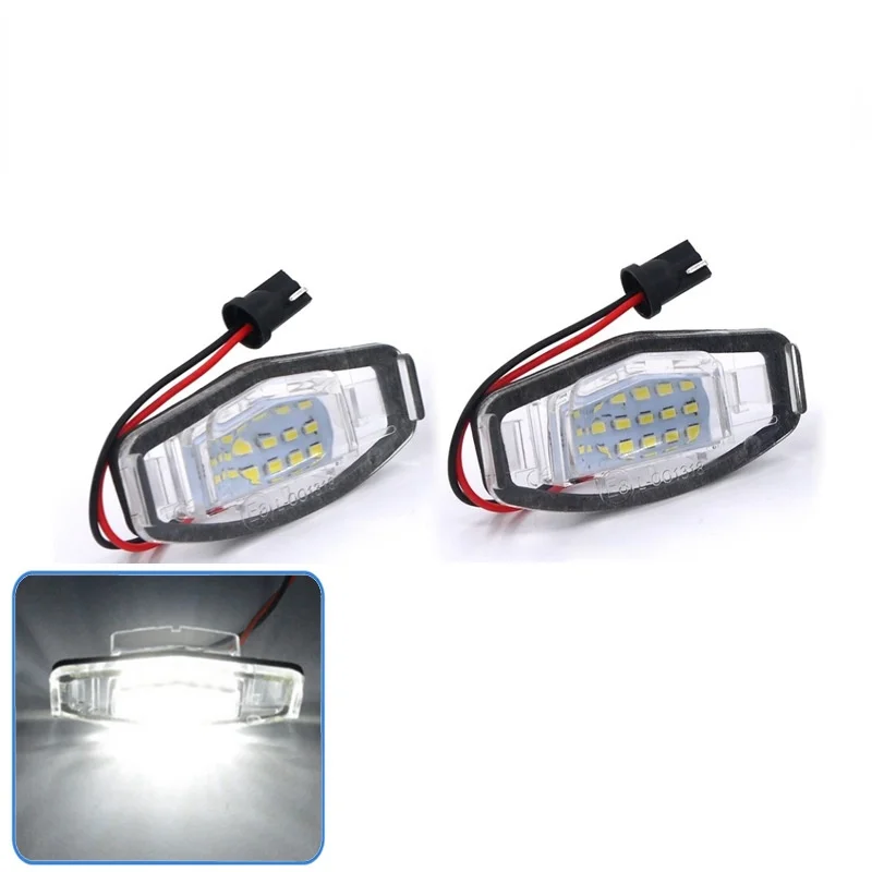 

For Honda Civic/Accord/City Car Accessories LED License plate lamp automobile License plate lamp