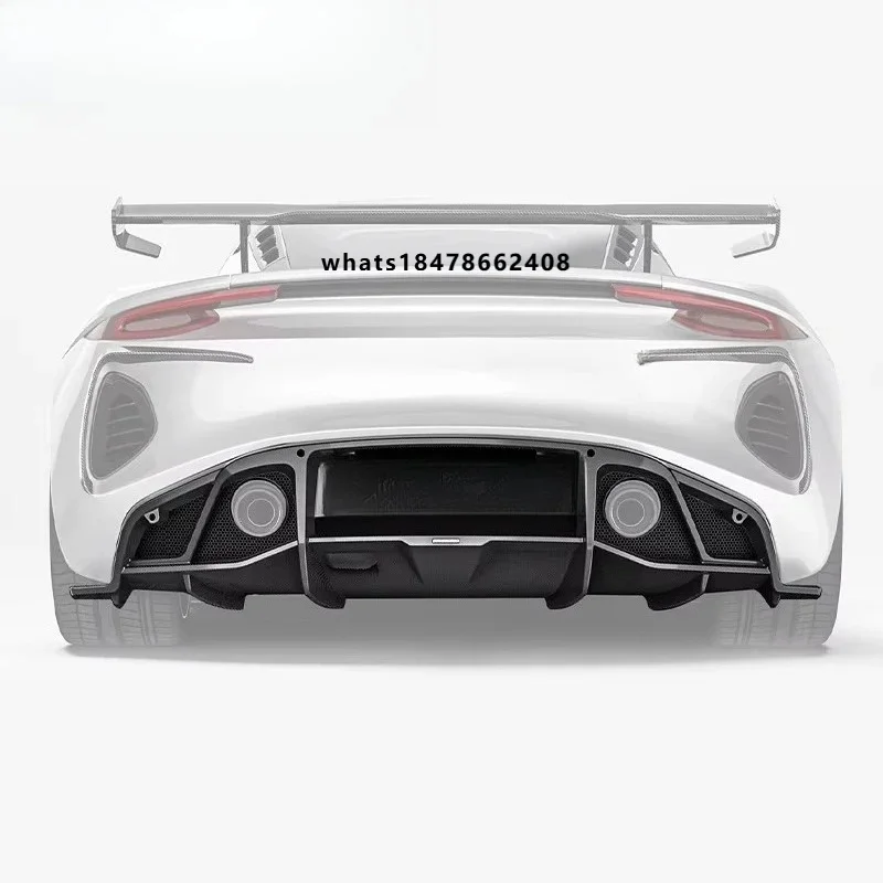 Paktechz Dry Carbon Fiber Body Kit Rear Diffuser for Lotus Emira