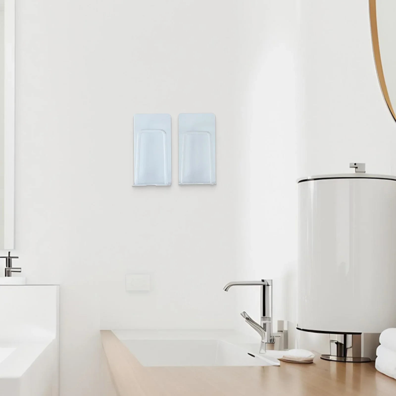 Attached Convenient Storage Toothbrush Holder Water Cups Ventilation Cleanliness Compatible Convenient Storage